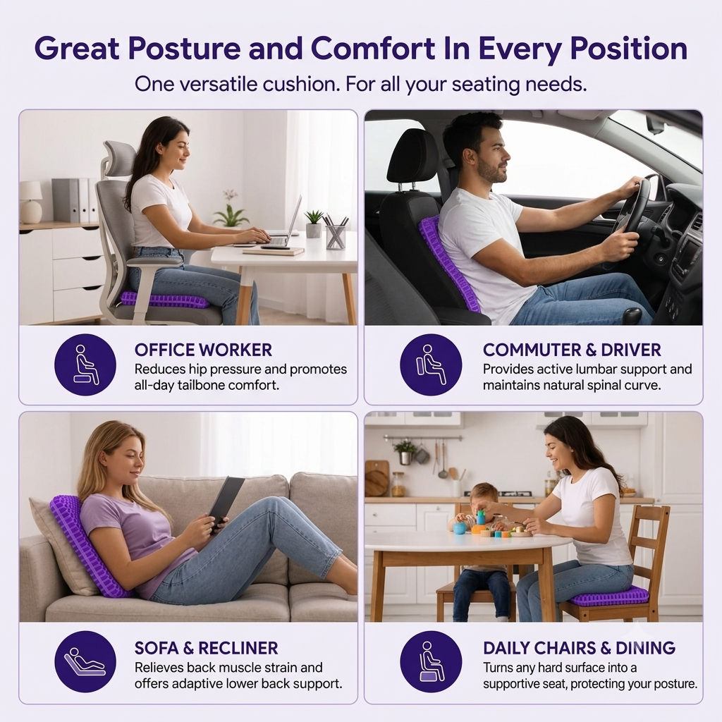 Sitly - Orthopedic Pressure-Relief Cushion